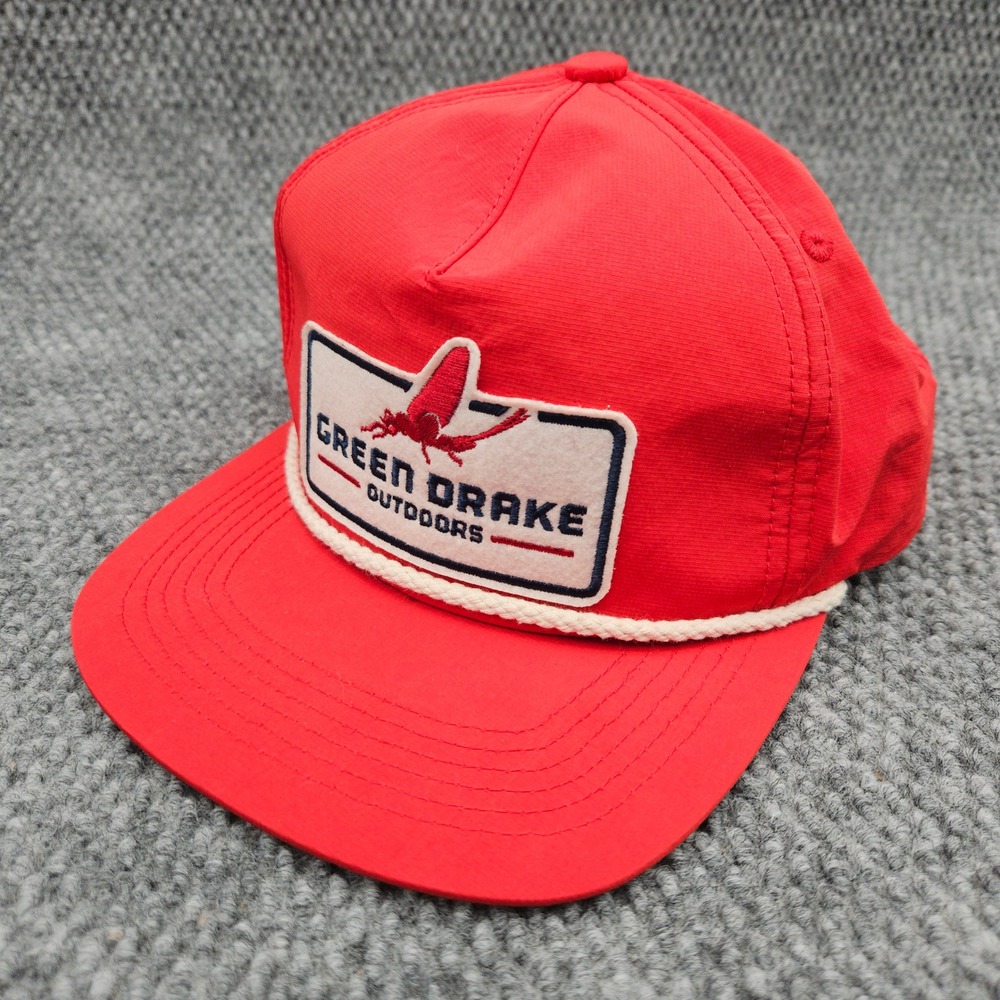 Howler Brothers Bros Red Green Drake Outdoors Rope Hat Snapback Fly Fishing Cap